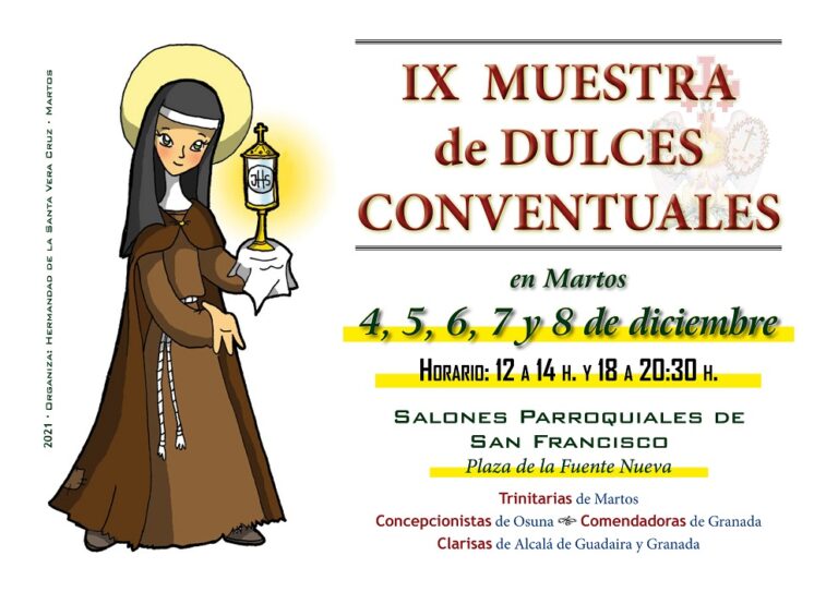 La Muestra de Dulces Conventuales tiene lugar en Martos durante este puente