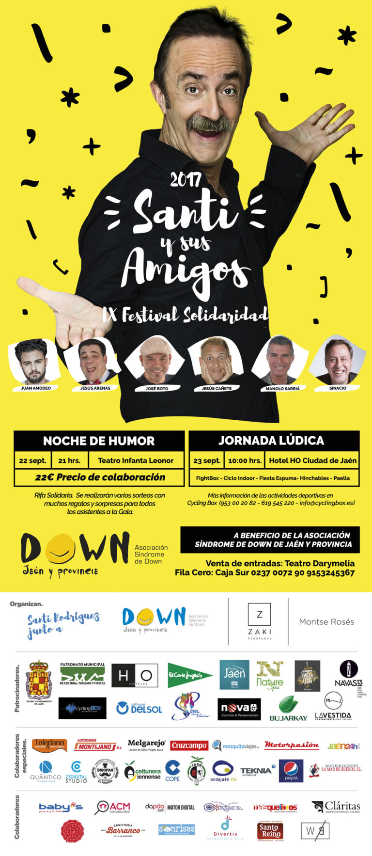 Vuelve el Festival Solidario Santi y sus Amigos en beneficio a Síndrome de Down