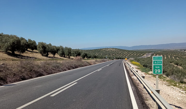 Nuevas obras de mejora para la carretera que une Andújar con Jaén pasando por Fuerte del Rey