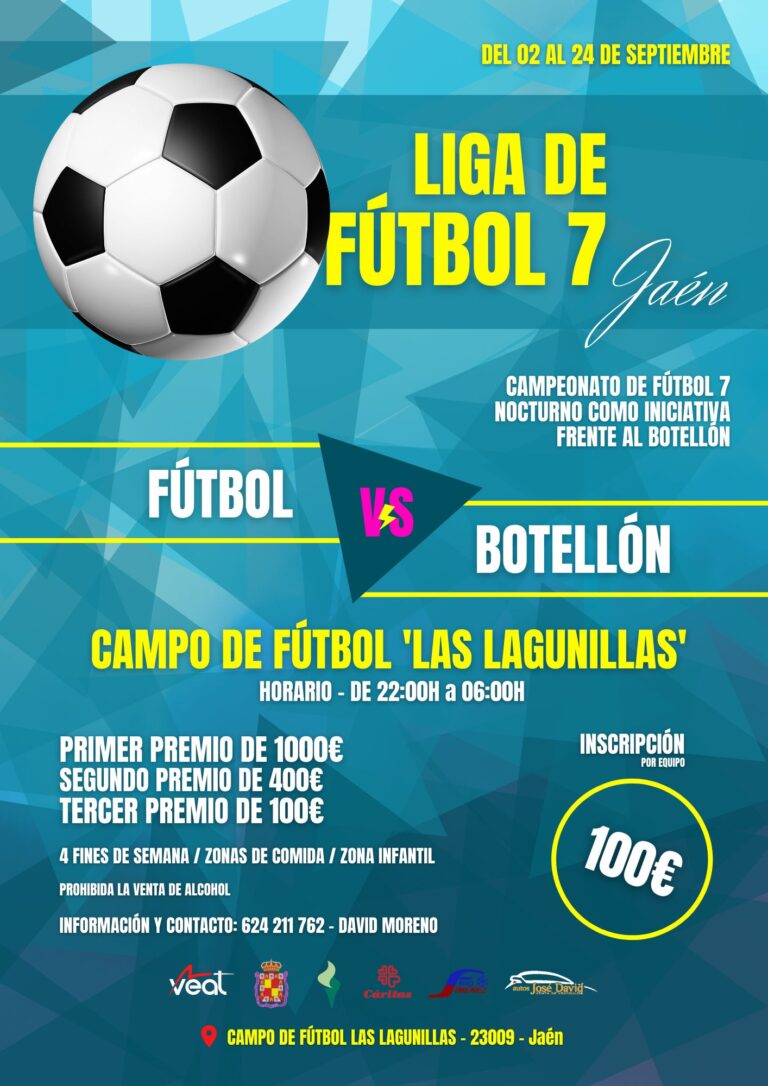 Campeonato de fútbol 7 hasta las 6 de la mañana contra el botellón