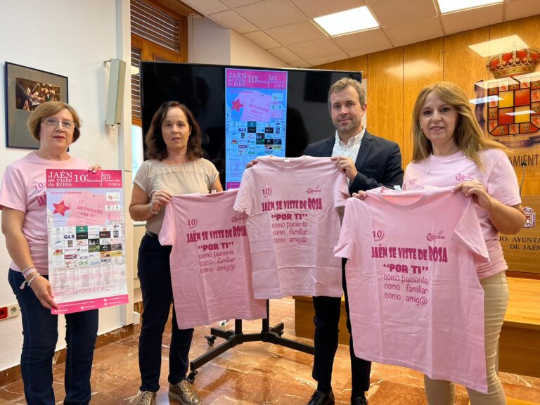 Jaén volverá a vestirse de Rosa con la X Marcha contra el Cáncer de Mama