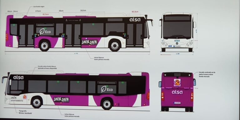 Os contamos cómo serán los nuevos autobuses urbanos de Jaén