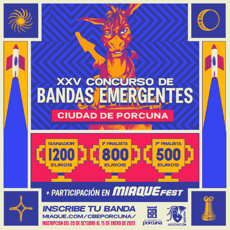 Llega la XXV edición del Concurso de Bandas Emergentes «Ciudad de Porcuna»