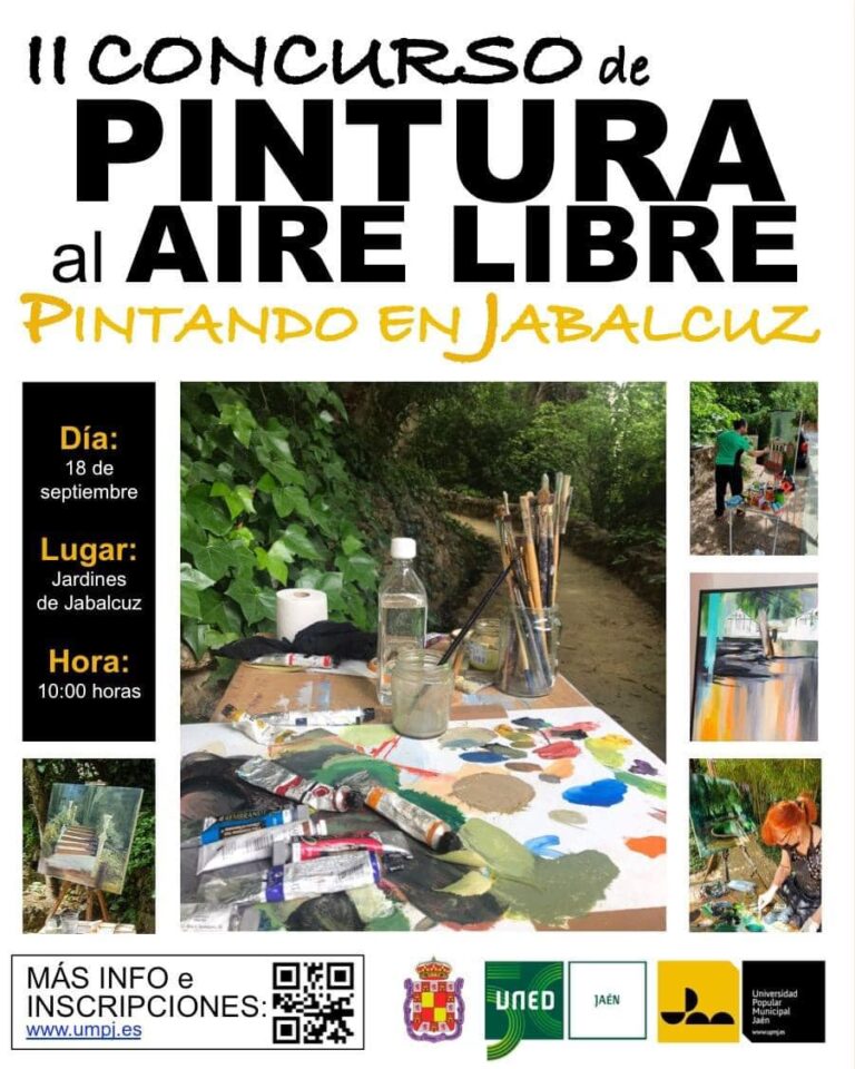 Últimos días para inscribirnos en el II Concurso de Pintura al Aire Libre “Pintando en Jabalcuz”