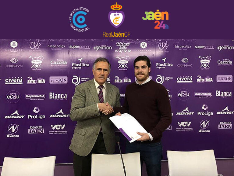 El Real Jaén da un paso al frente hacia la digitalización del club firmando un convenio con el grupo Sumur Digital