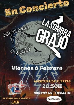 Concierto. La Sombra del Grajo + Amokafre Band