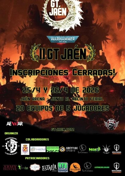 Warhammer torneo jaén 2026