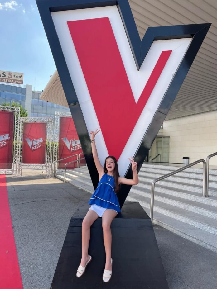 Celia León, de Bailén, en La Voz Kids