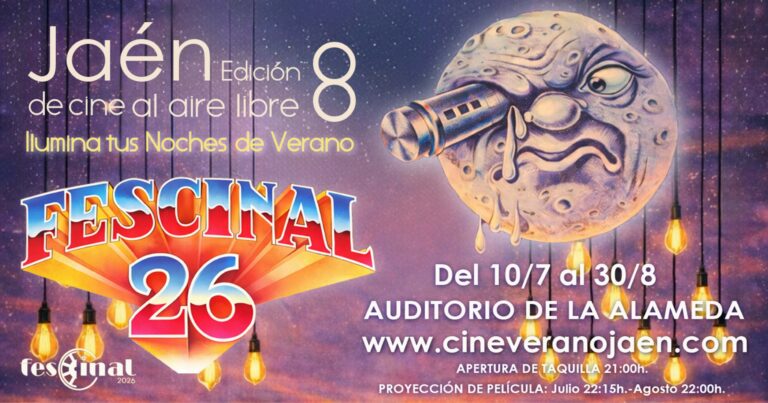 Cartel Cine de Verano Jaén 2026