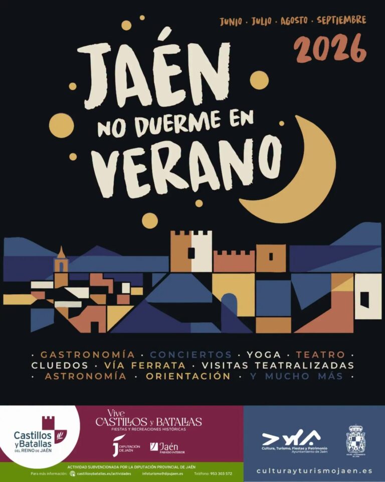 Cartel Jaén no duerme en verano 2026