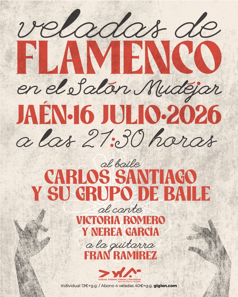 Veladas Flamencas de Jaén 2026 — Carlos Santiago y su grupo de baile