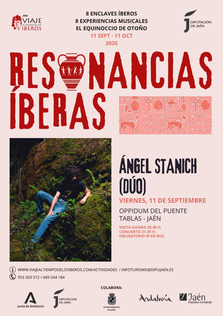 Cartel oficial de Ángel Stanich en Resonancias Íberas 2026