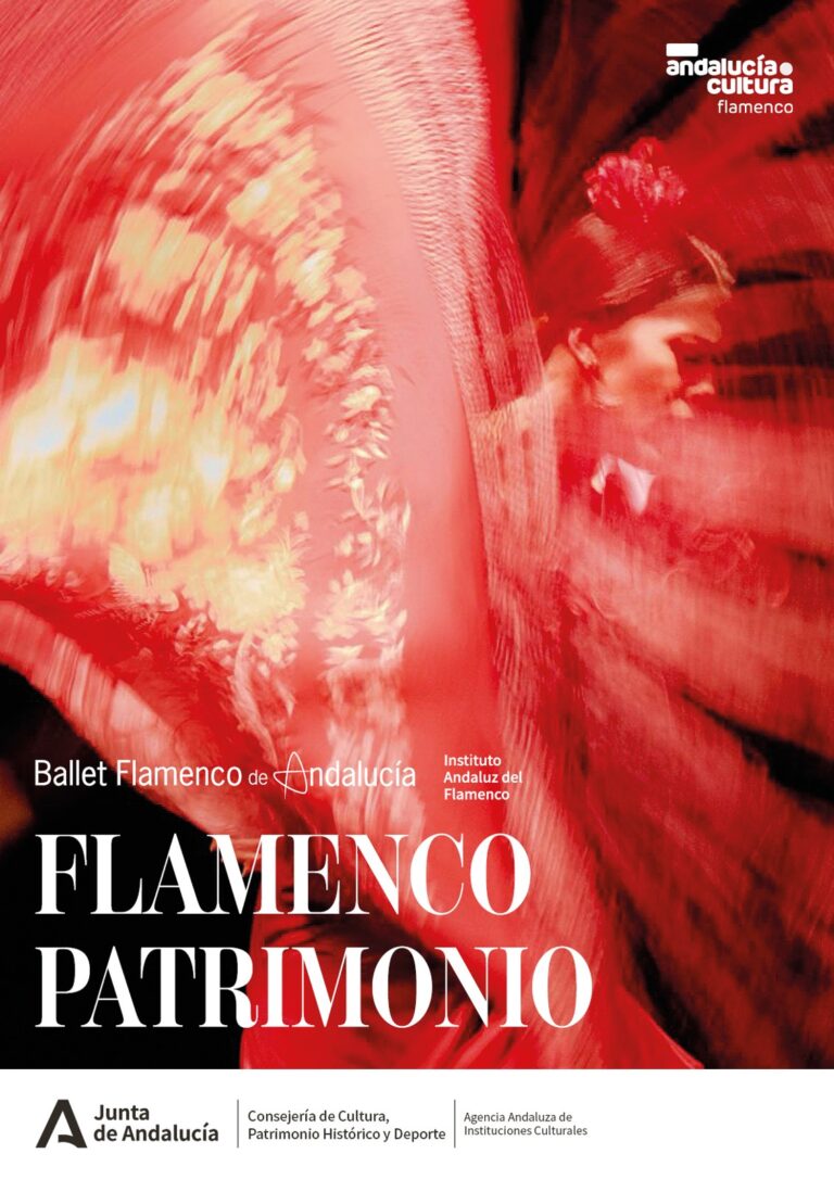 Cartel de Flamenco Patrimonio, del Ballet Flamenco de Andalucía
