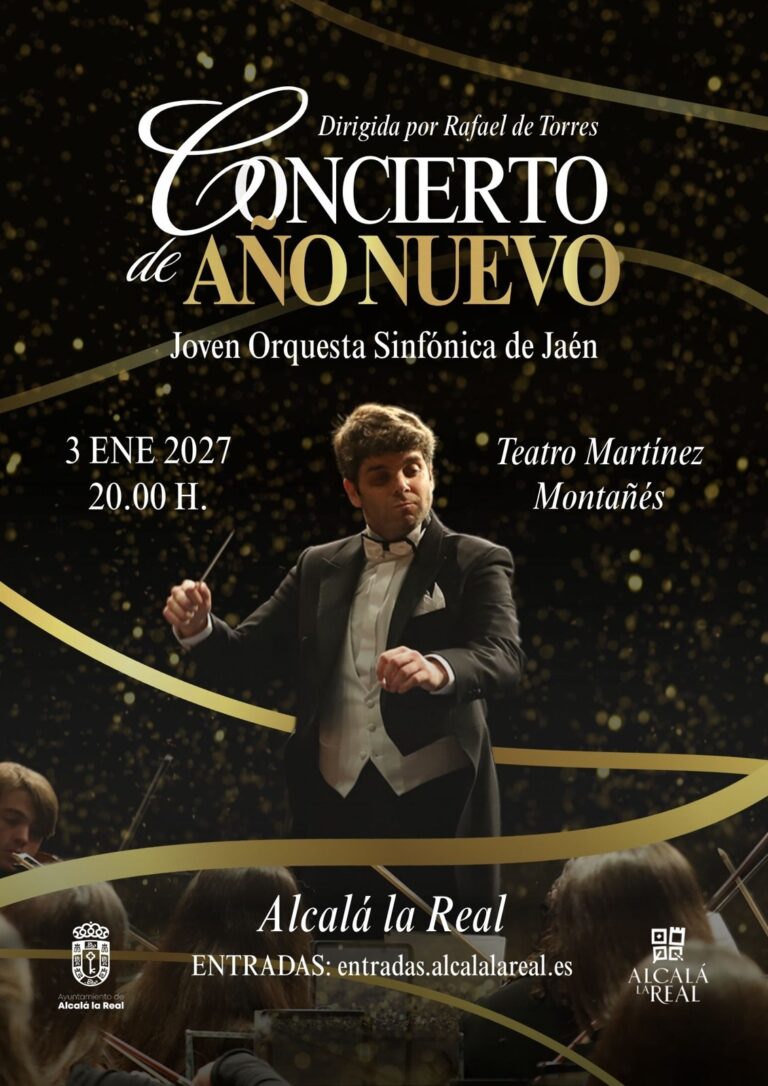 Cartel del Concierto de Año Nuevo de la Joven Orquesta Sinfónica de Jaén