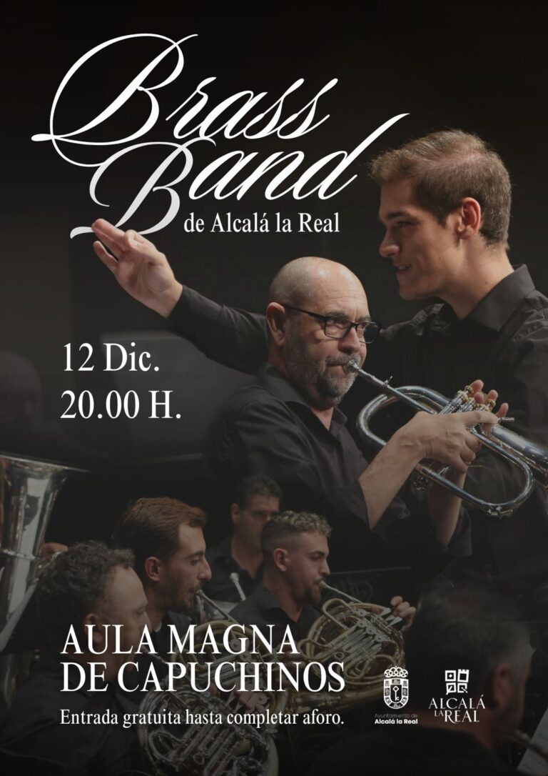 Concierto navideño de la Brass Band de Alcalá la Real en Capuchinos