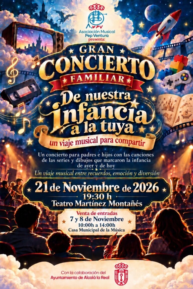 Concierto familiar de Santa Cecilia de la A. M. Pep Ventura en Alcalá la Real