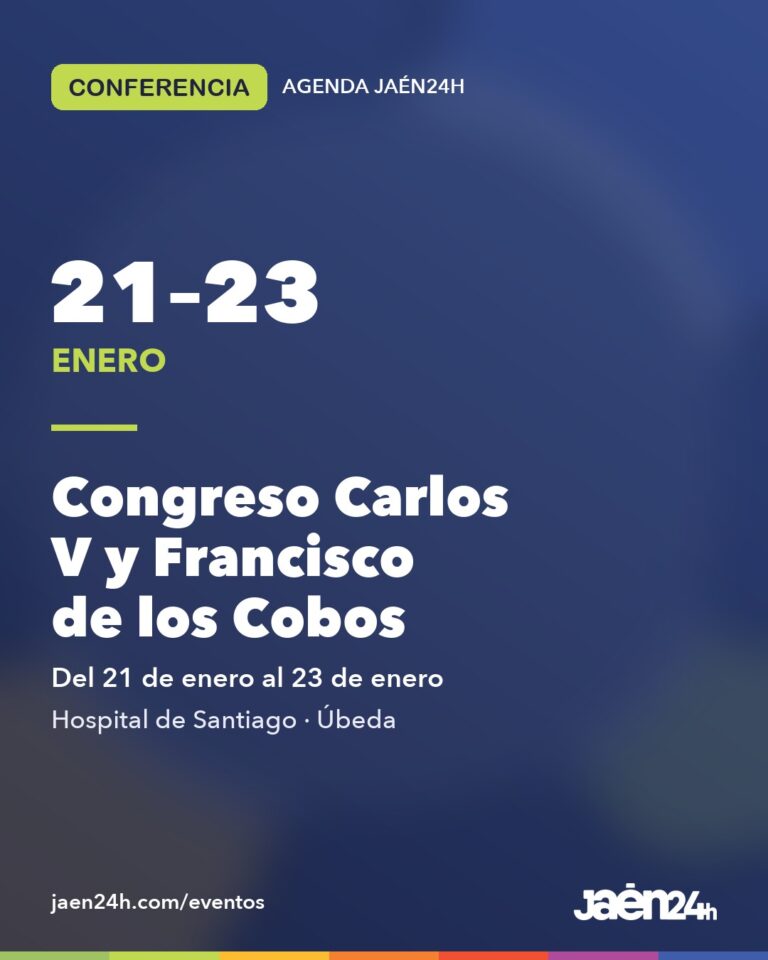 Tarjeta del congreso sobre Carlos V y Francisco de los Cobos en Úbeda