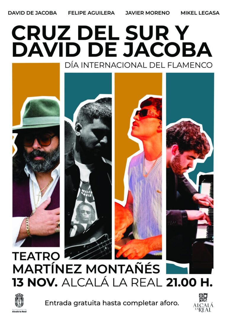 Cruz del Sur y David de Jacoba, flamenco gratis en Alcalá la Real