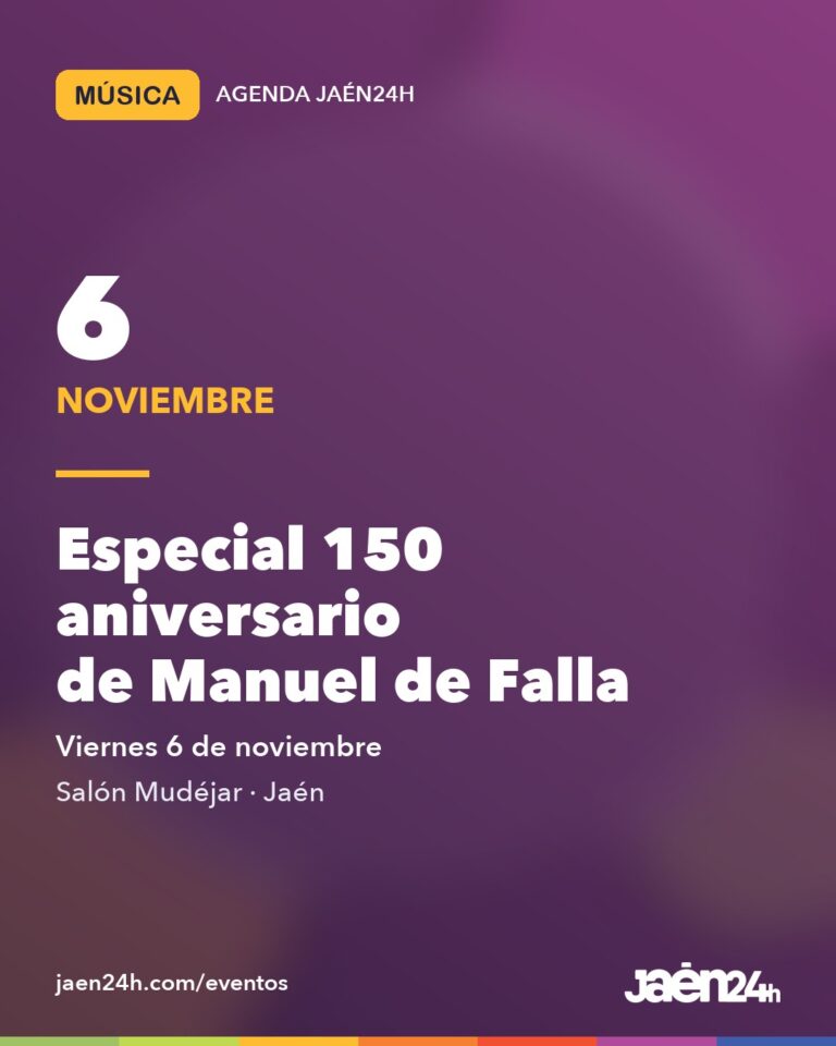 Tarjeta de Jaén24h del especial Manuel de Falla
