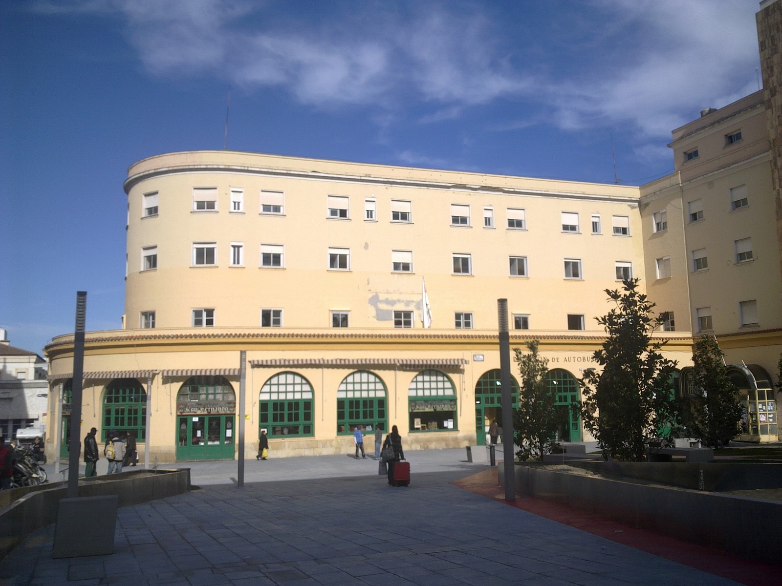 Estación de autobuses de Jaén en la plaza Coca de la Piñera
