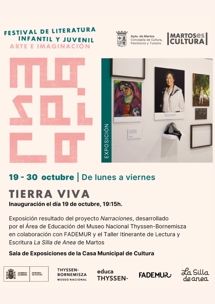 Exposición «Tierra viva» en la Casa de Cultura de Martos