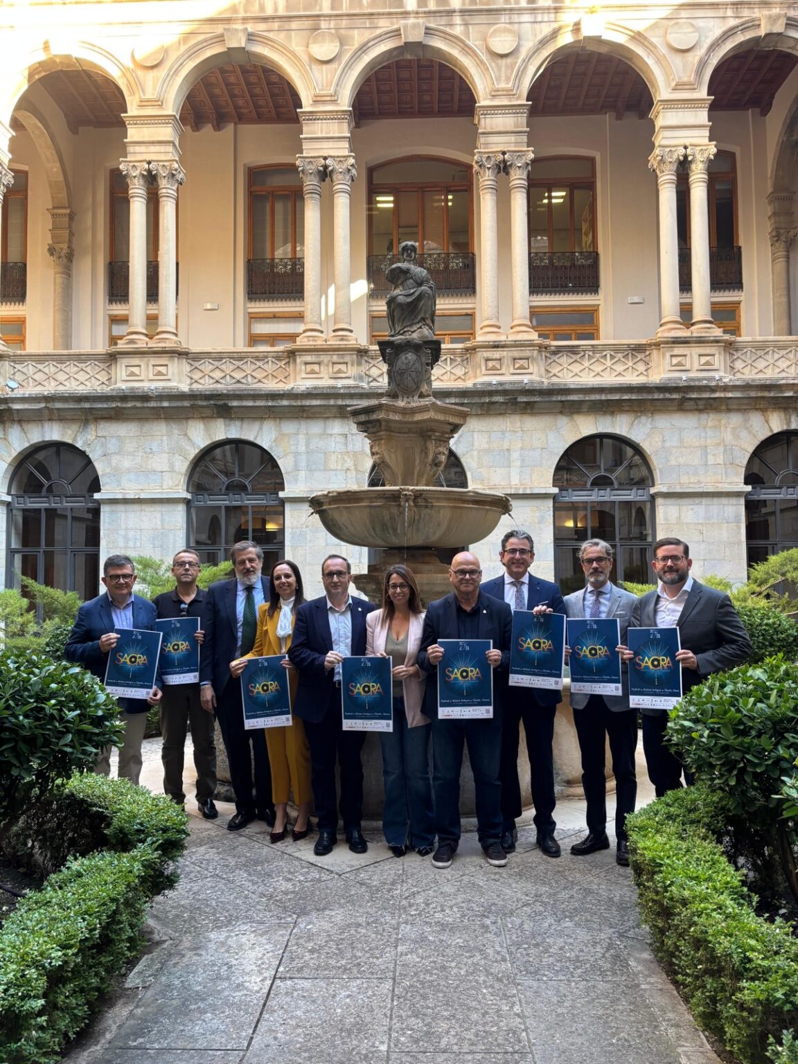Presentación de la 30ª edición del Festival de Música Antigua de Úbeda y Baeza en el Palacio Provincial