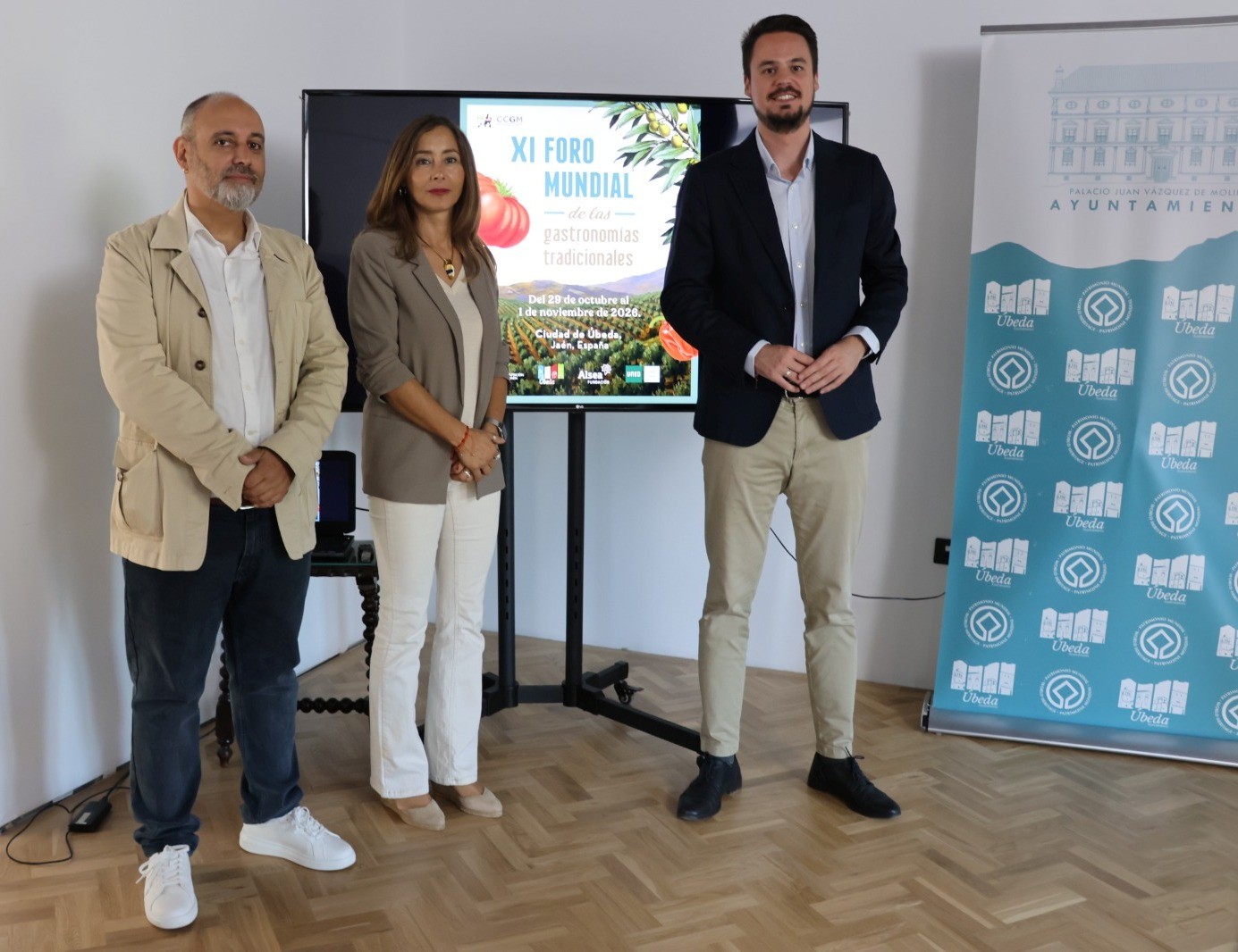 Presentación del XI Foro Mundial de las Gastronomías Tradicionales en la Diputación de Jaén