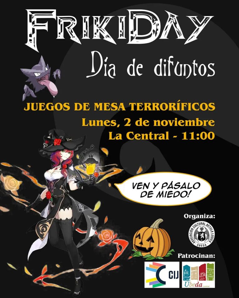 Cartel del Friki Day de Día de Difuntos en Úbeda