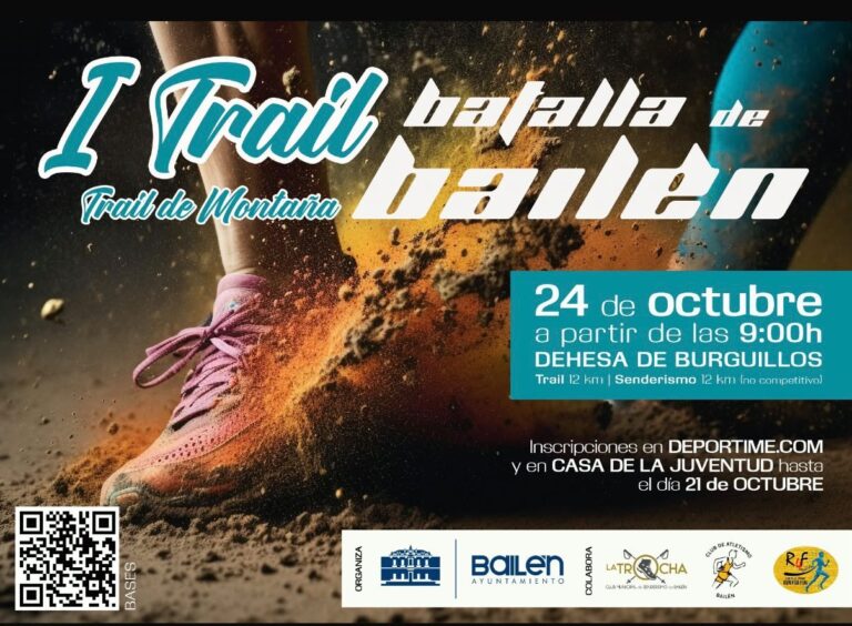 Cartel del I Trail Batalla de Bailén