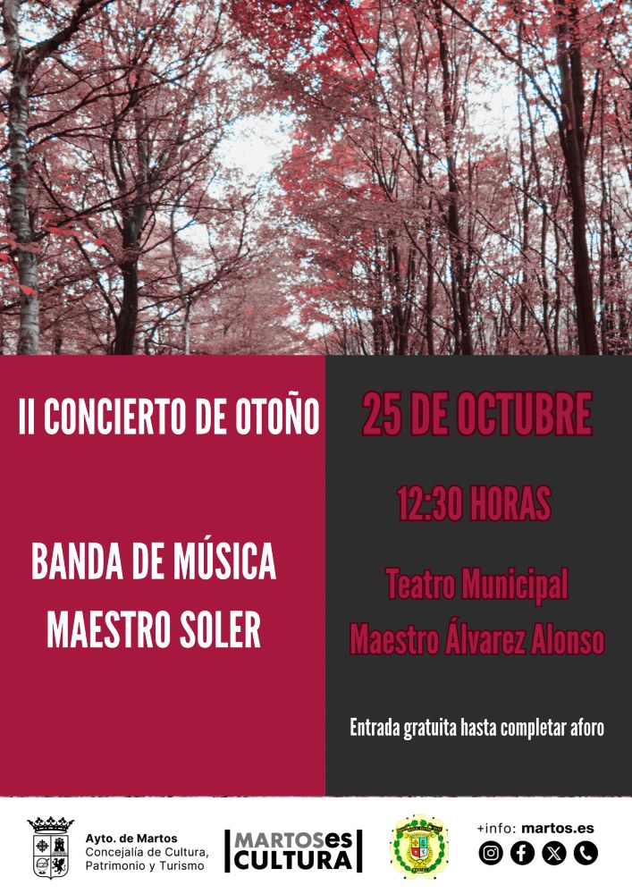 II Concierto de Otoño de la Banda Maestro Soler en Martos