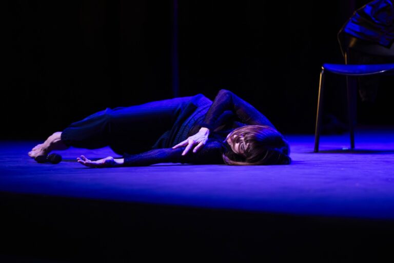 Isabel Vázquez en su solo de danza
