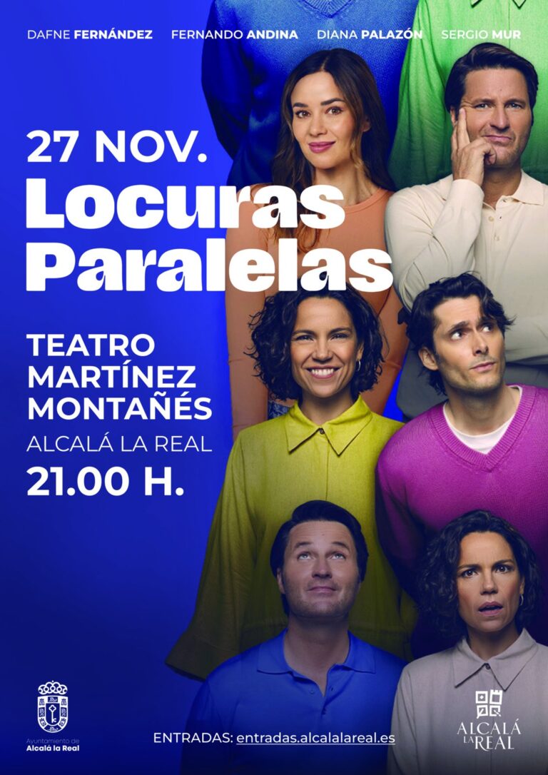 «Locuras paralelas», comedia con Dafne Fernández en Alcalá la Real