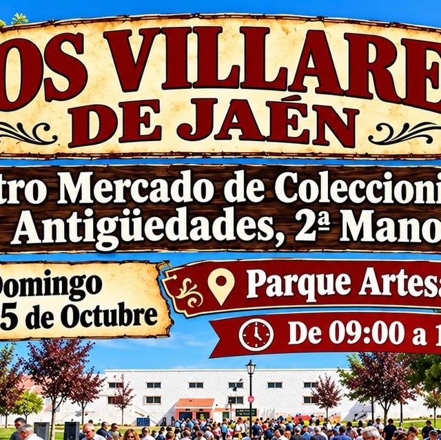 Mercadillo de coleccionismo y antigüedades en Los Villares