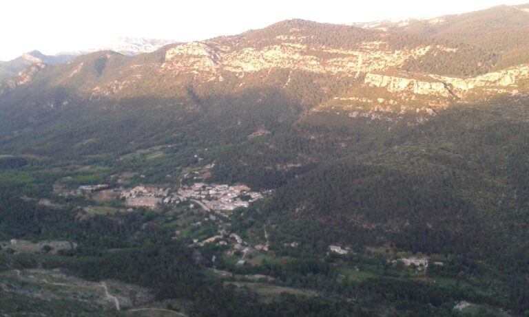 Panorámica desde el Puerto de las Palomas, en la Sierra de Cazorla, donde está el mirador Paso del Aire de La Iruela