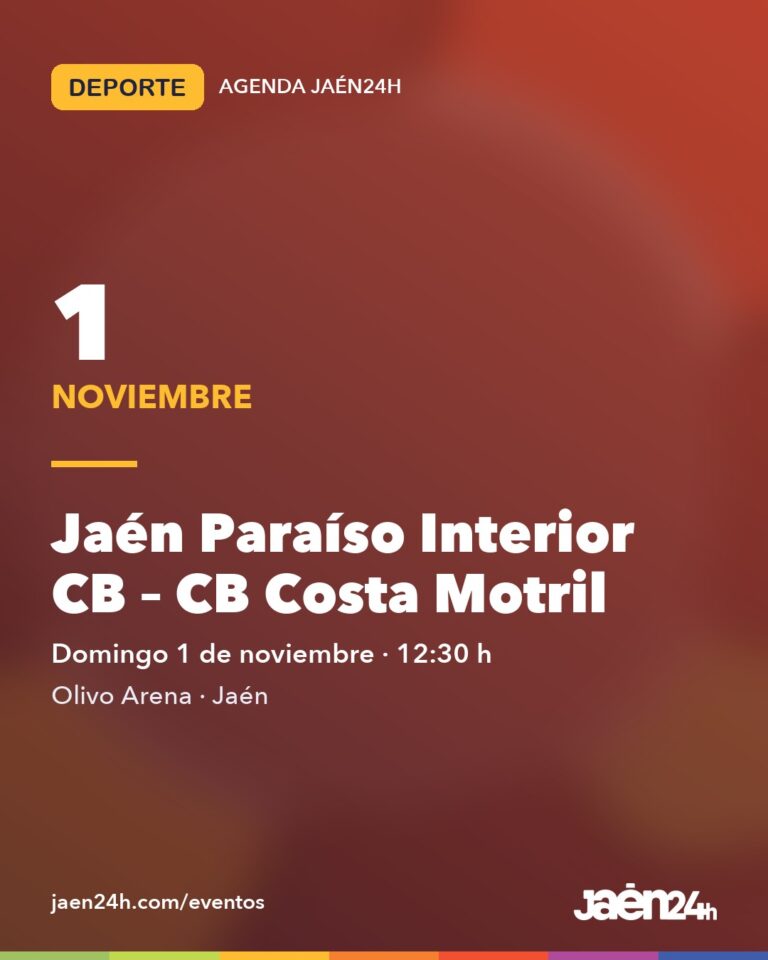 Cartel de Jaén24h del partido Jaén CB – CB Costa Motril