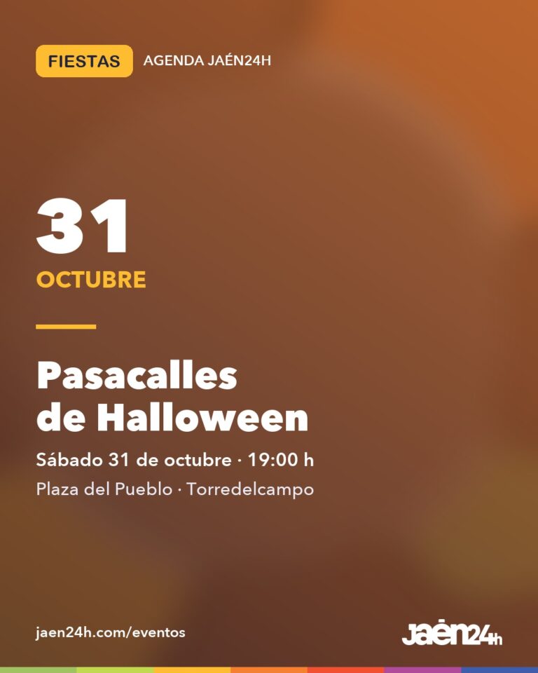 Tarjeta de Jaén24h del pasacalles de Halloween de Torredelcampo