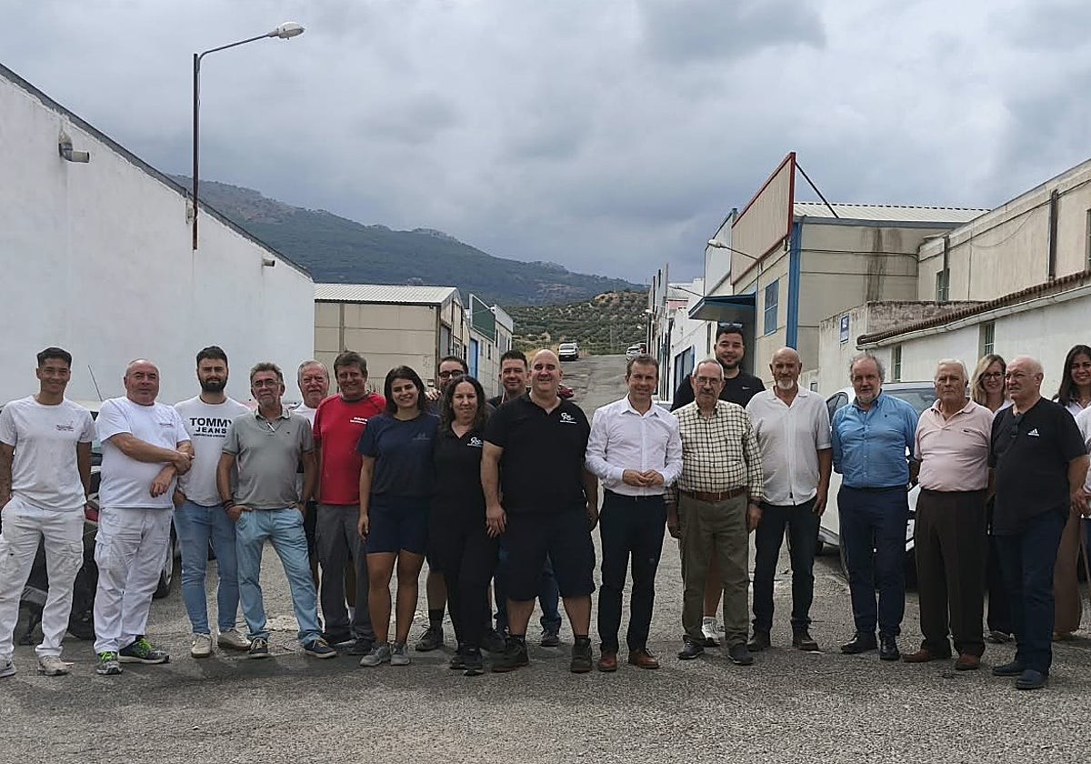 Reunión del Ayuntamiento de Jaén con empresarios del Pilar de la Dehesa