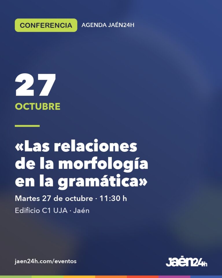 Tarjeta de agenda de Jaén24h de la presentación del libro en la UJA