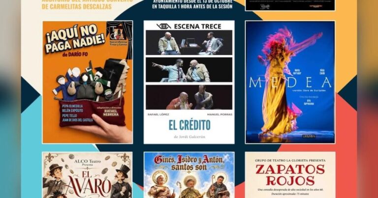 Cartel del X Ciclo de Teatro Salaria a Escena en Sabiote