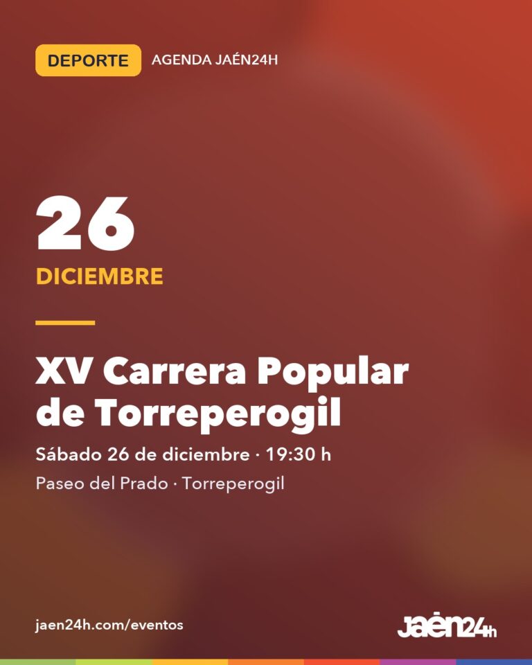 Tarjeta de la XV Carrera Popular de Torreperogil
